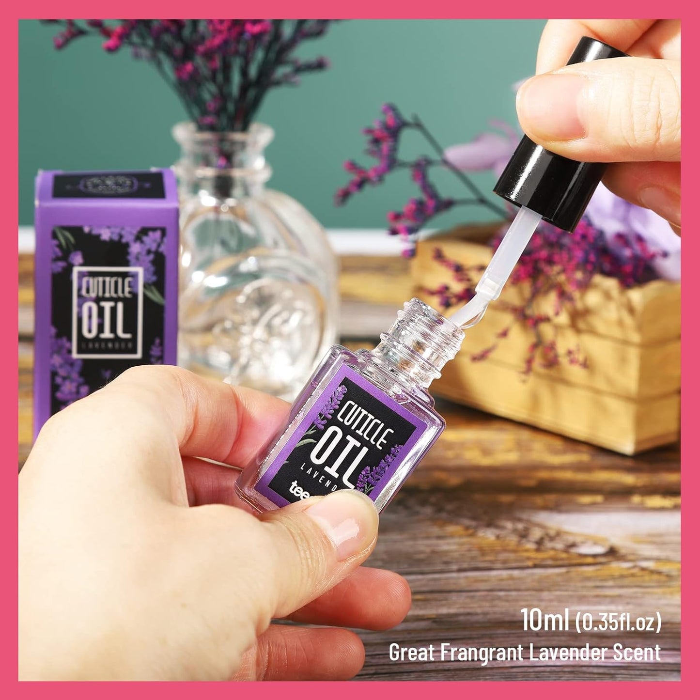 Teenitor Gel Polish Remover Kit, Nail Clips, Cuticle Nipper Cuticle Pusher, Nair Care Cuticle Oil, Teenitor Nail Gel Polish Dipping Powder Remover Tools Kit Pink