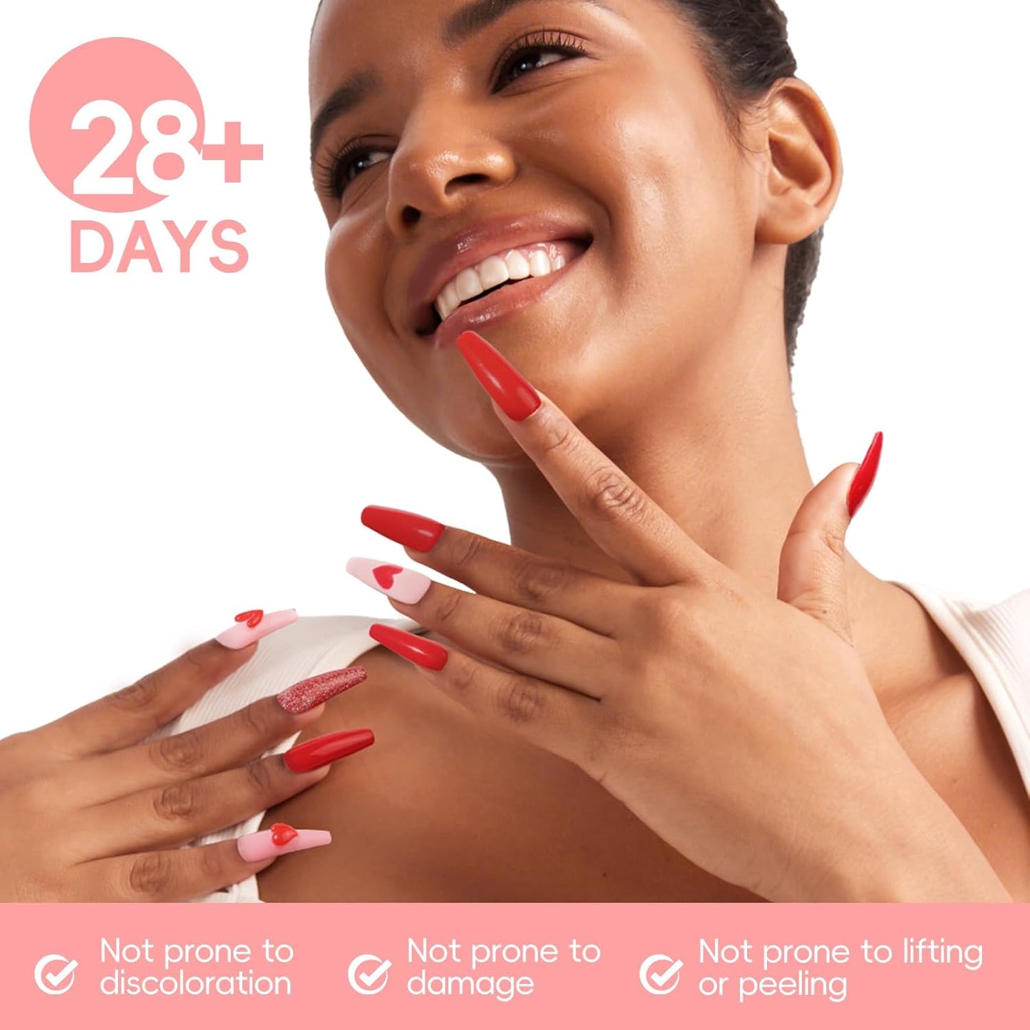 COSCELIA 40PCS Gel Nail Polish Set, 7ml 35 Colors Gel Polish with 5pcs Top and Base Coat Nude White Pink Red Green Blue Fall Colors All Seasons Nail Art Manicure Starter Kit at Home Gifts for Women