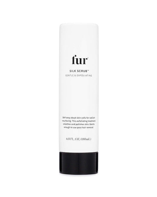Fur Silk Scrub: Premium KP Bump Eraser - Powerful Exfoliating & Resurfacing Scrub to Smooth and Hydrate Skin While Preventing Ingrown Hairs with Natural Oils and AHAs - 6 Fl oz.