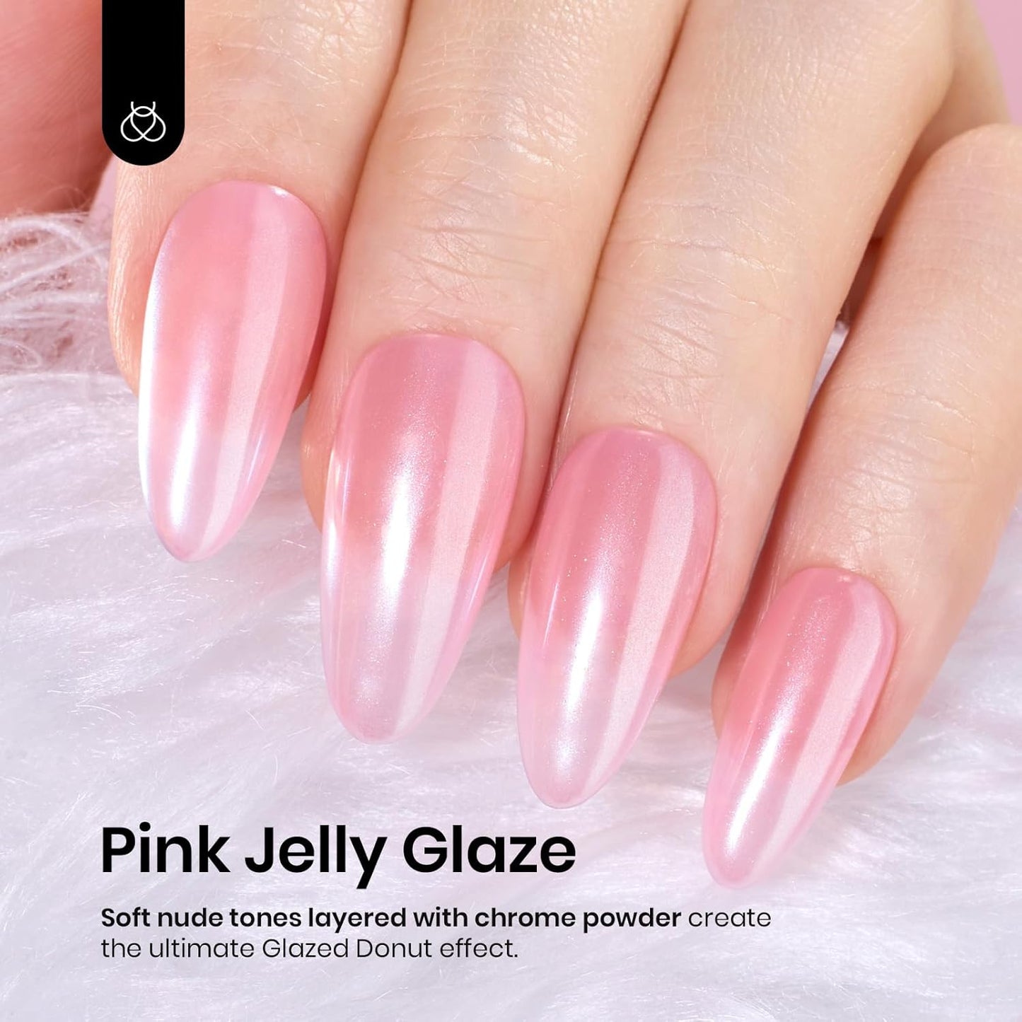 Beetles Pink Gel Nail Polish - 15ML Baby Pink Nude Gel Polish Nail Concealer Jelly Sheer Translucent Effect Soak Off UV French Nail Art Design Manicure Gift for Women