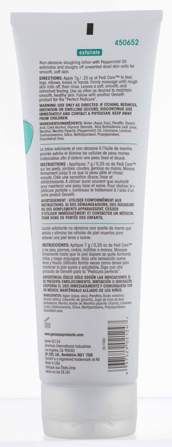 Gena Pedi Care Lotion with peppermint oil 8.5-Ounce, 1 Count