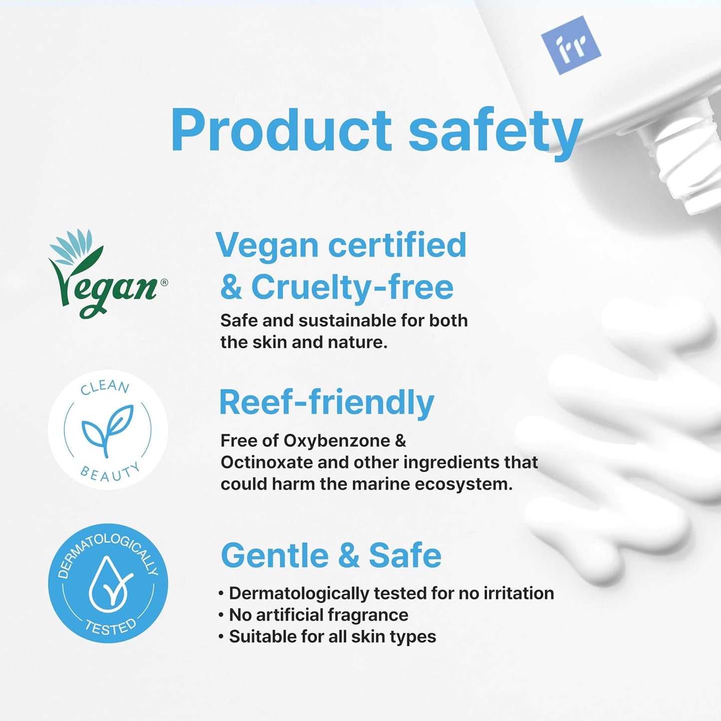 Face Republic Purity Sun Essence 50ml 1.69fl.oz. | SPF50+ Broad Spectrum UV Protection | No White Cast | Water Resistant | Vegan Certified, Reef Safe, Cruelty Free | Non-greasy | Korean Skin Care