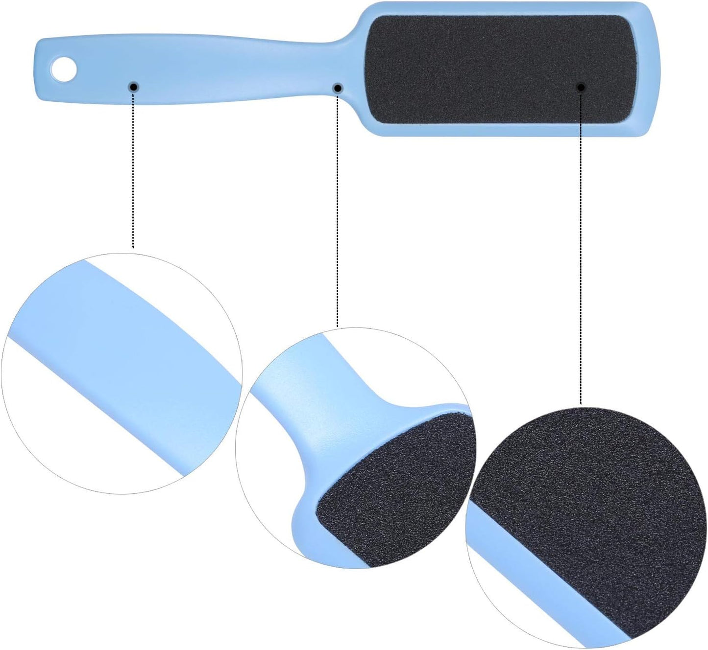 6 Pcs Pedicure Foot File Callus Remover with Double Sided Foot Rasp for Dead Skin Foot Scrubber for Feet