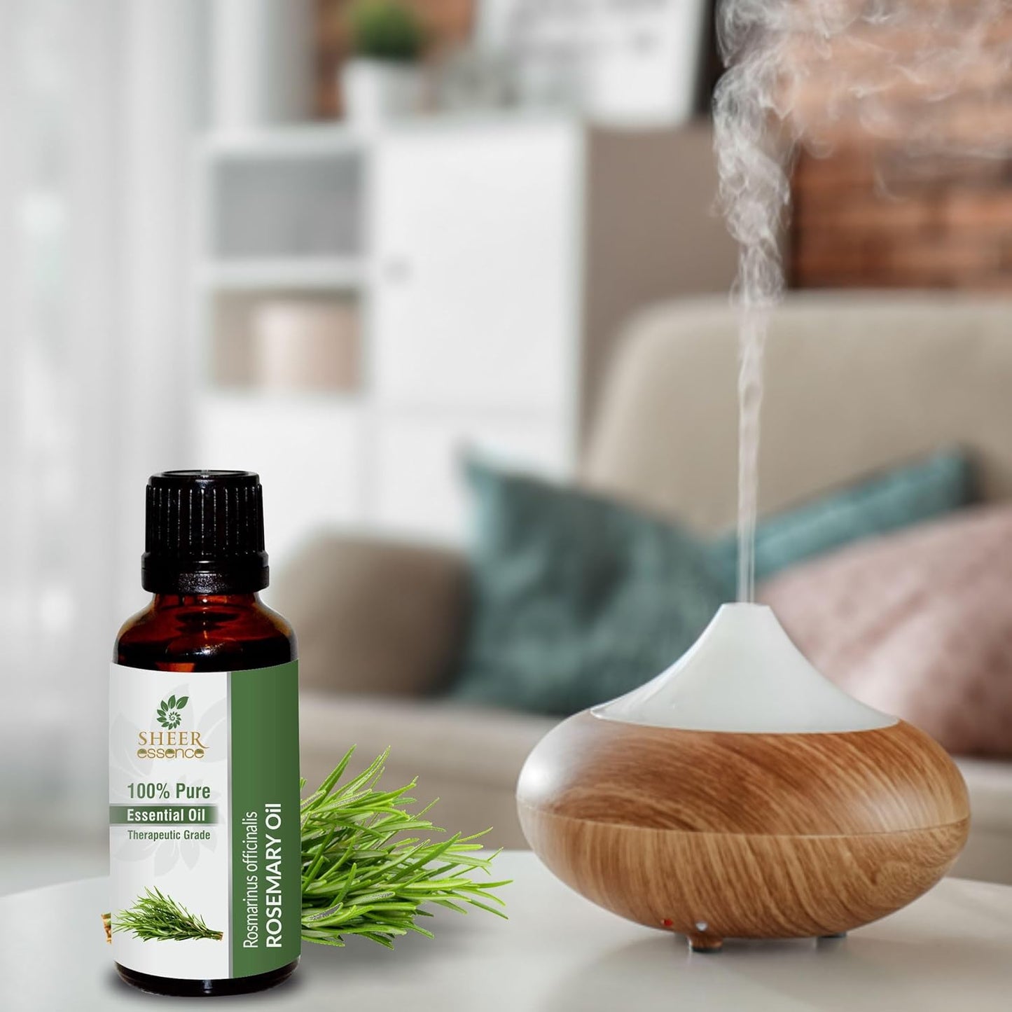 Rosemary Essential Oil 118 ML (4 Fl. Oz) | 100% Pure Natural Undiluted Uncut Therapeutic Grade Essential Oil