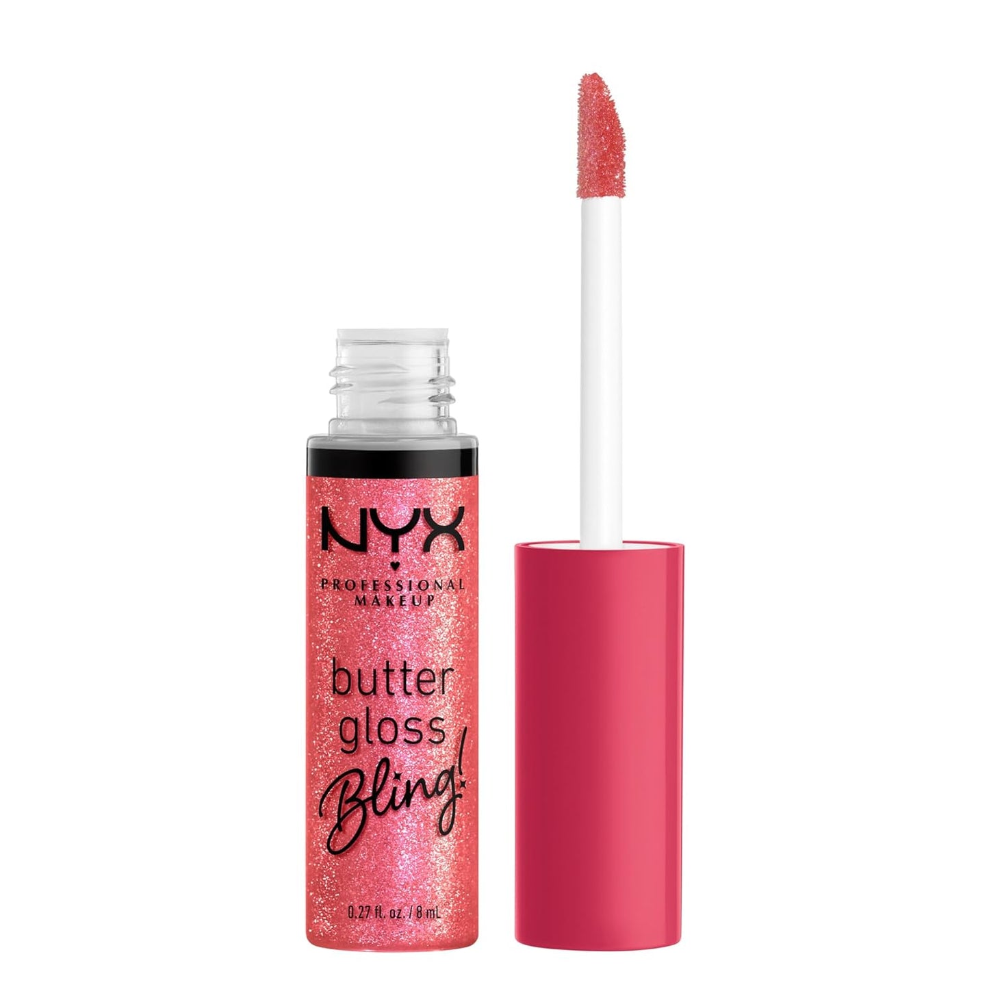 NYX PROFESSIONAL MAKEUP Butter Gloss Bling Lip Gloss, Non Sticky and Shiny Vegan Lip Makeup - She Got Money