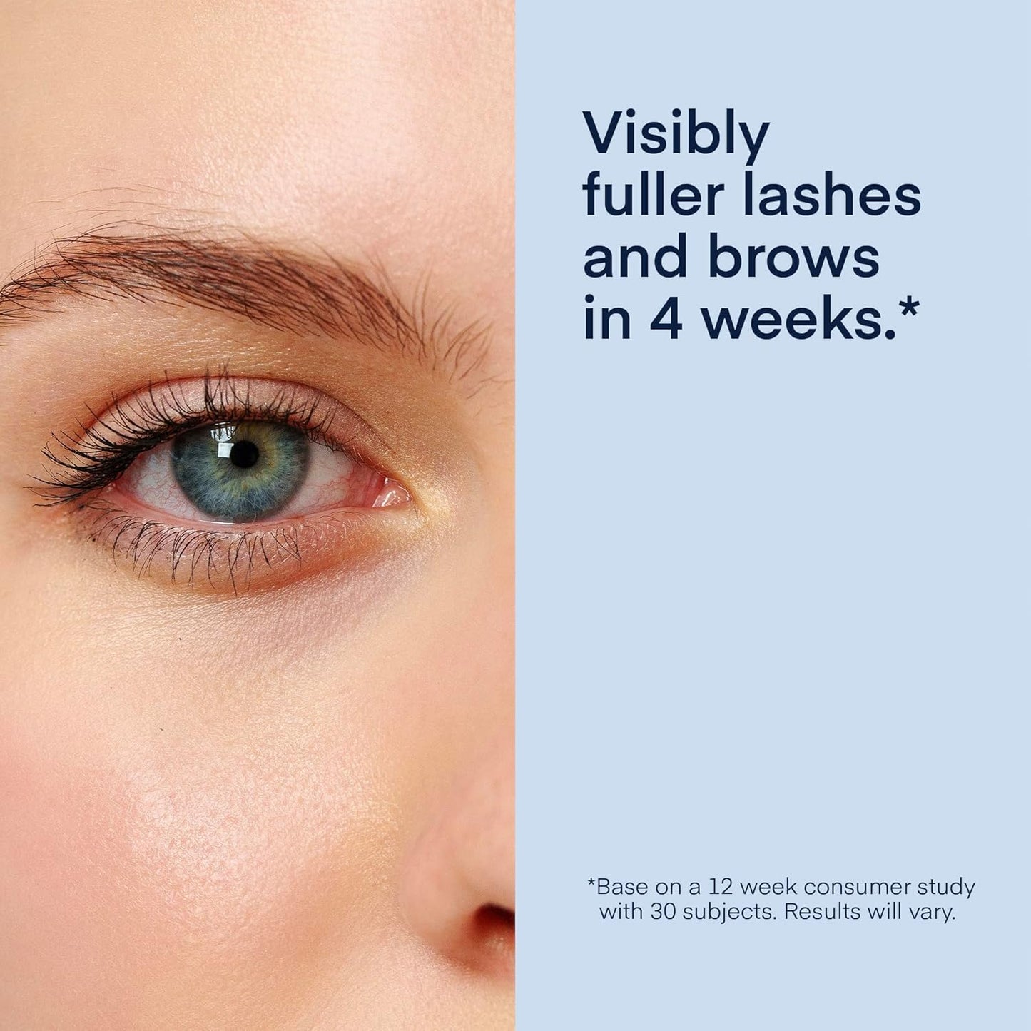 Advanced Eyelash Serum for Thicker, Longer Eyelashes and Eyebrows - Grow Luscious Lashes with Brow Enhancer (3mL)