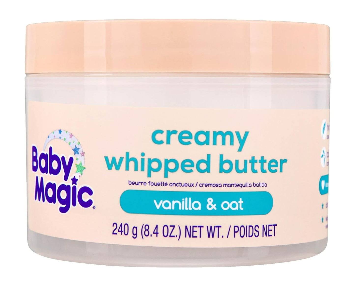 Baby Magic Creamy Whipped Butter Vanilla Oat, 8.4 oz
