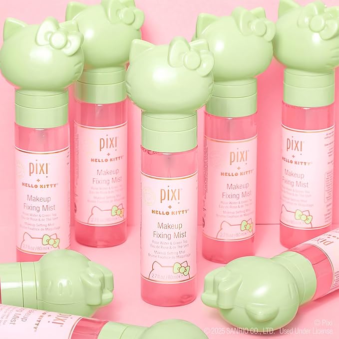 Pixi + Hello Kitty Makeup Fixing Mist |Lightweight Setting Spray | 80 ml / 2.7 fl oz