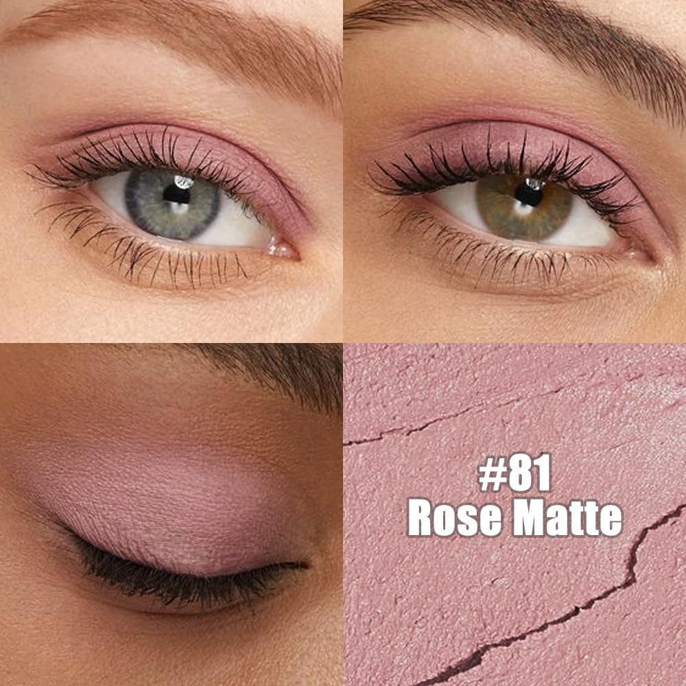 evpct Mauve Matte Cream Eye Shadow Sticks Brightener Pencils for Women, Longwear Mauve Silky Eyeshadow Applicator Stick Pen Waterproof, Blendable Crease-Proof Stick Eyeshadow Matte Eye Makeup 81