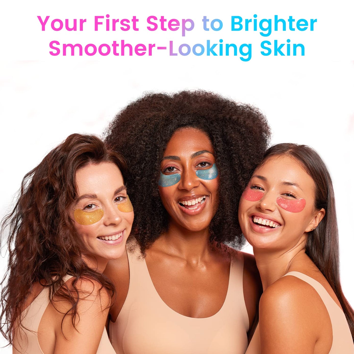 Under Eye Patches (32 Pairs) - Collagen-Infused, Anti-Puffiness & Dark Circle Treatment - Luxurious Skincare for Under Eye Bags & Fine Lines, Gifts for Women