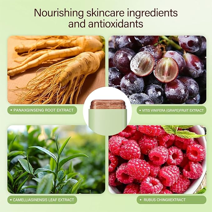 Multi-Use Makeup Blush Stick, Beauty Tinted Solid Blush Stick,Facial Contouring Highlight & Brighten Face Stick, Waterproof Moisturizer Stick, Suitable for All Skin (1#Warm Glow)