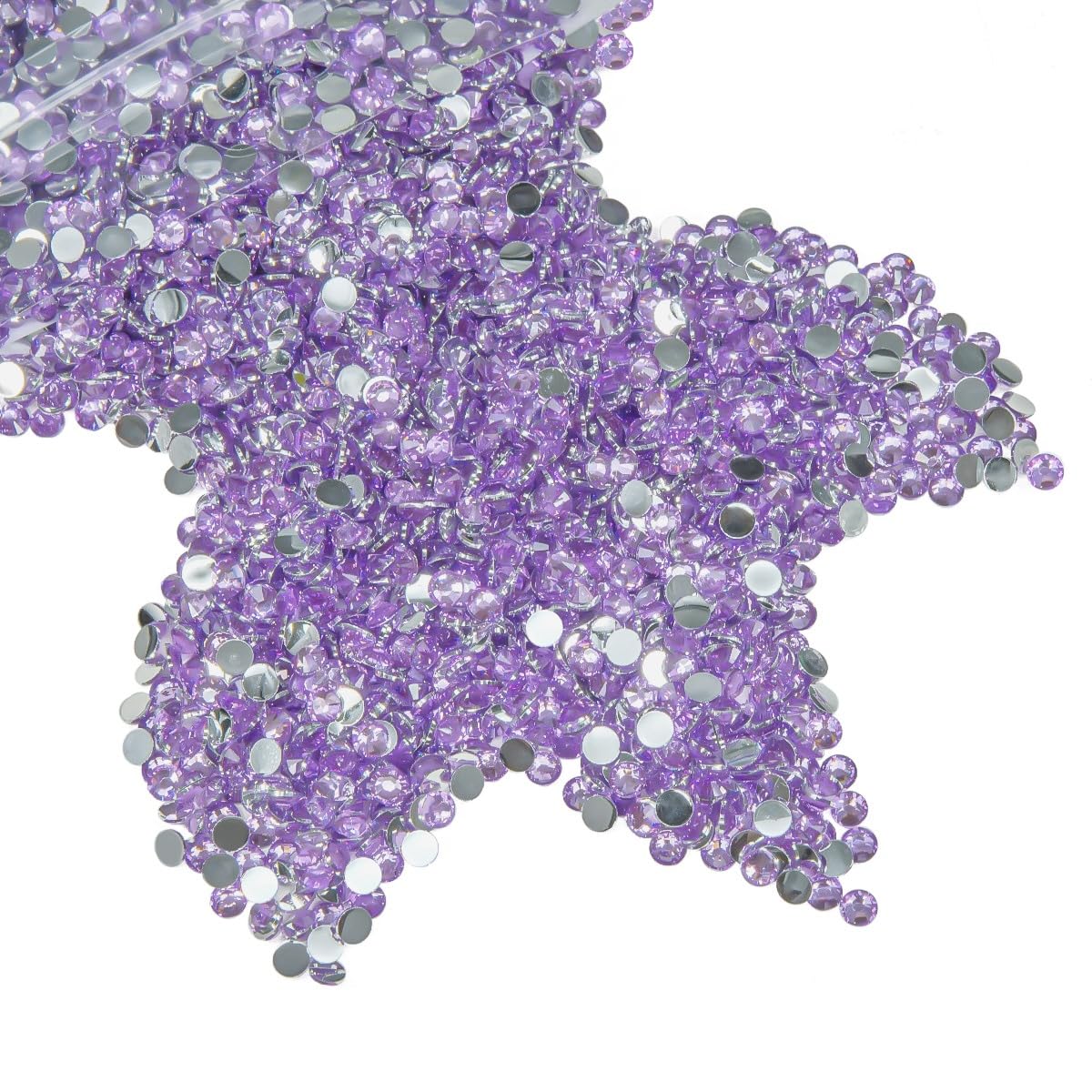 16000PCS Amethyst Purple Crystal Resin Rhinestones for Crafting Flatback Stones 3mm 4mm 5mm No-Hotfix Light Purple Diamonds Crystals Gems for Nails Face Eyes Makeup Tumblers Bottles DIY Crafts