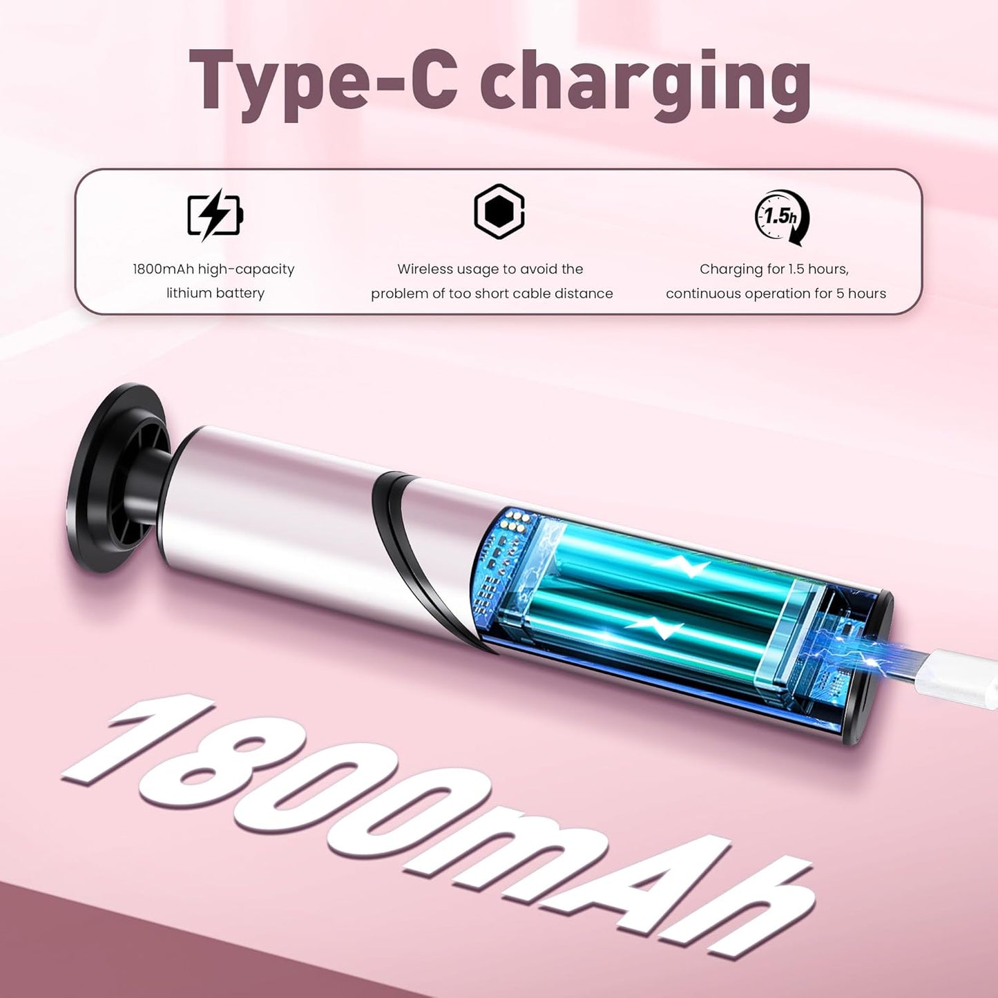 Electric Foot Callus Remover,2 in1 Rechargeable Callus Remover for Feet,9-Speed Wireless Electric Foot File Nail Grinder,Foot Scrubber Pedicure Tools for Dead Skin Dry Cracked Feet(Pink Fold)