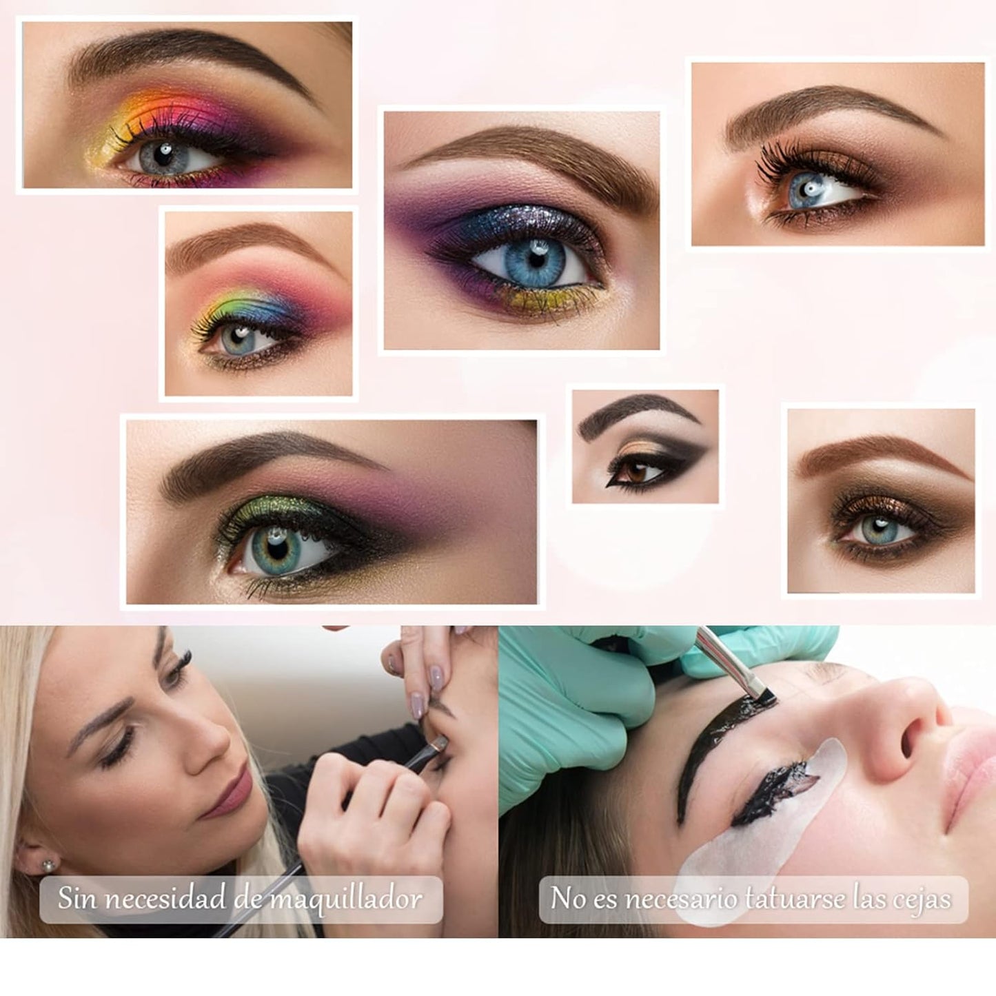 Eyebrow Ruler, 4 Types Eyebrow Stamp Stencil Kit Permanent Eyebrow Ruler Eyebrow Stencils Eyebrows Shape Reusable Eyebrow Measure Balance Extension Ruler Eyebrow Shape Stencil(Wave Type eyebrows)