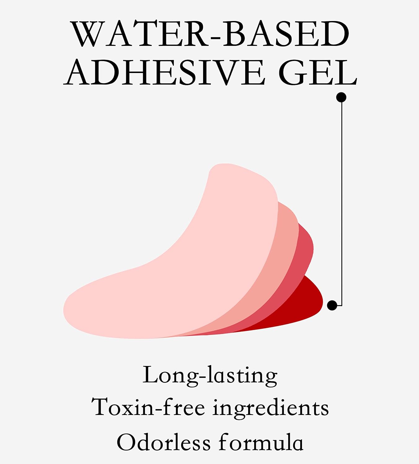 Nail Polish Strips Long Lasting, 20Pcs Wraps, Easy Apply& Remove Salon Quality Gel Nail Stickers (Total Black)