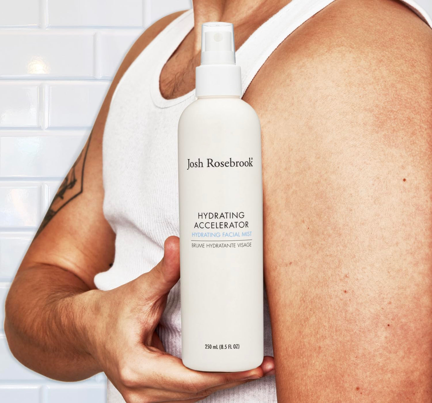 Josh Rosebrook Hydrating Accelerator - Refreshing & Lightweight Antioxidant Face Mist Hydrating Spray - Natural Facial Spray for All Skin Types (250 mL (8.5 fl oz))