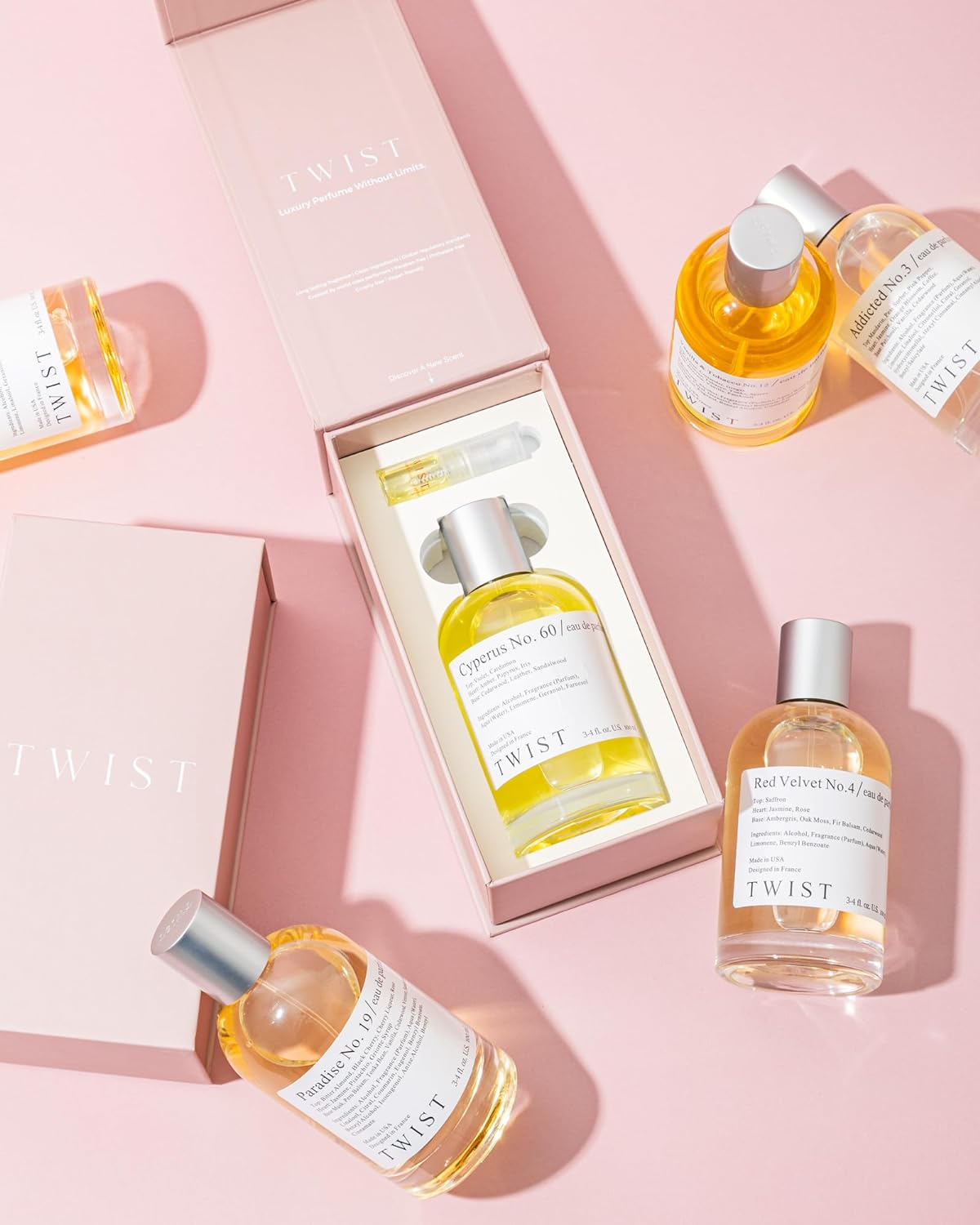 Twist - Lady No. 1 - Eau De Parfum Inspired by Miss Dio., Long-Lasting Perfume For Women, Paraben Free, Vegan, Clean Ingredients, Fragrance - Spray 100 ml | 3.4 fl. oz.