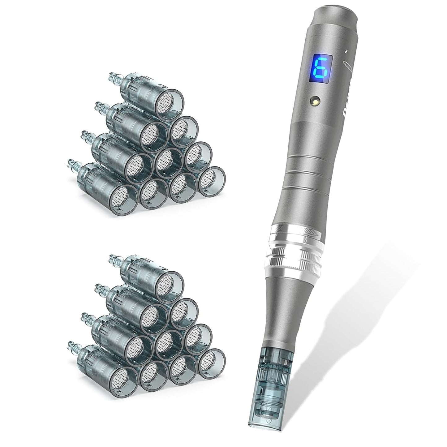 Microneeding Derma Roller Pen |Micro Needle Roller Pen for Home Use Microneedle Roller Pen for Women Men Tools