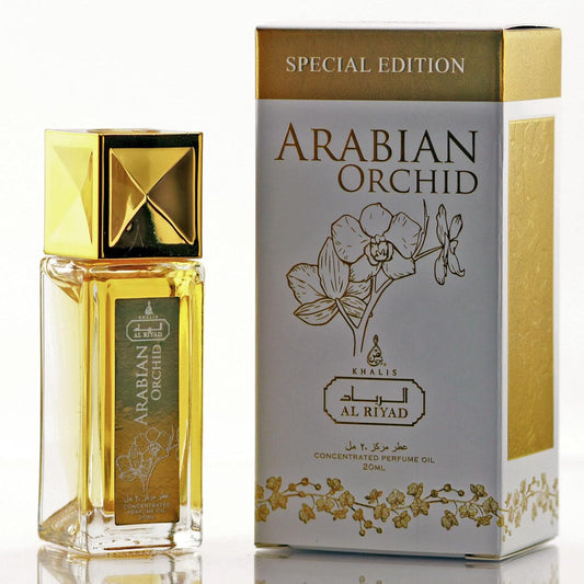 Maison d’Orient Arabian Orchid Oriental Fruity Floral Perfume Oil Roll‑On 20 mL — Alcohol‑Free, Long‑Lasting Attar for Her, Vegan Pocket‑Size Fragrance, Ideal Purse Essential & Holiday Gift