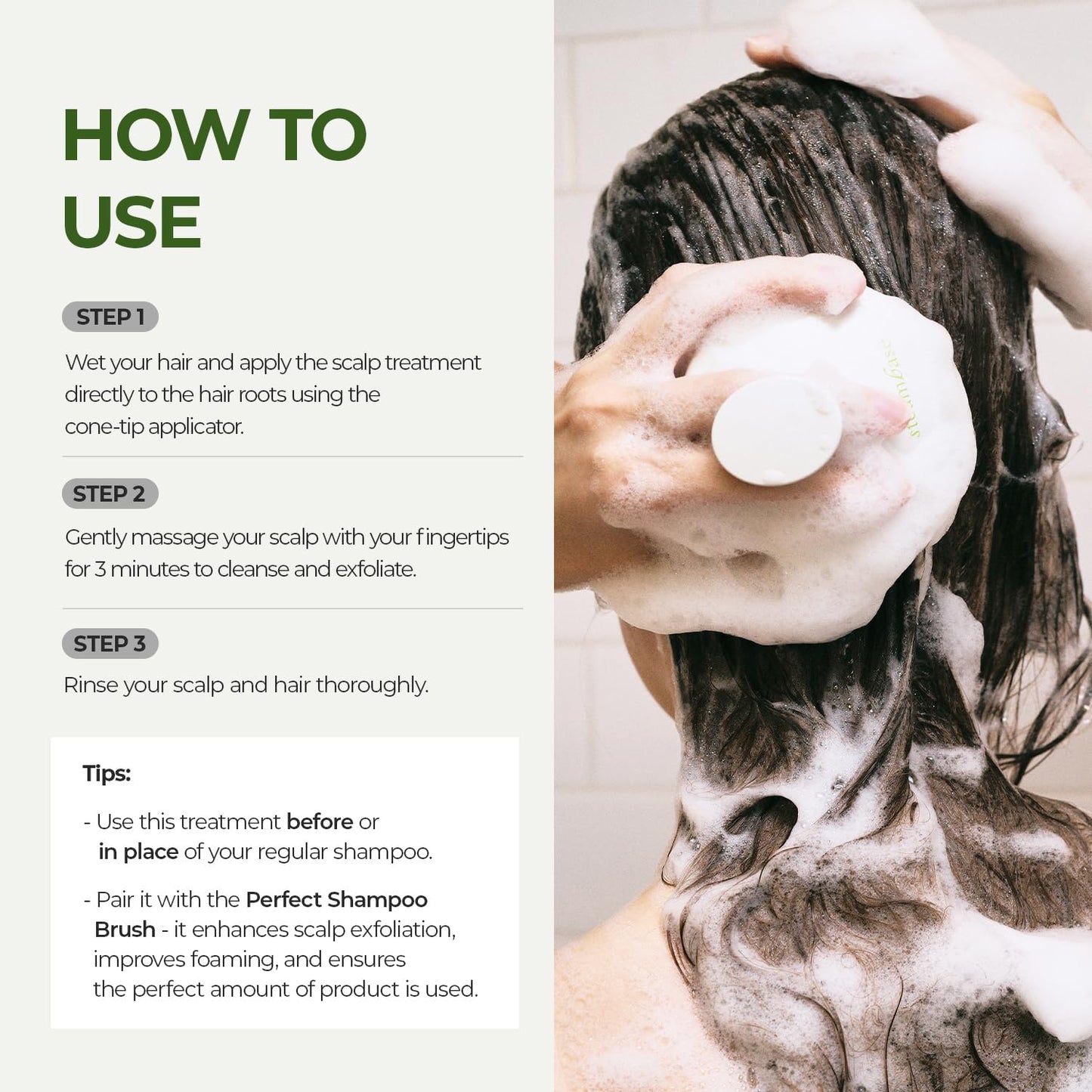 Tea Tree Scalp Water Scaler | Scalp Exfoliator for Itchy Dry Flaky Scalp, Buildup Remover, Treatment for Excess Sebum Oily Greasy Hair | Korean Hair Care Products, Travel Size, 1.69 fl oz