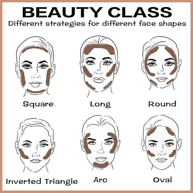 FOCALLURE Cream Contour Stick, Matte Bronzer Stick, Professional Face Shaping & Contouring Stick Makeup, Easy to Apply with Buildable Coverage, Long Lasting & Sweatproof, TORTILLA