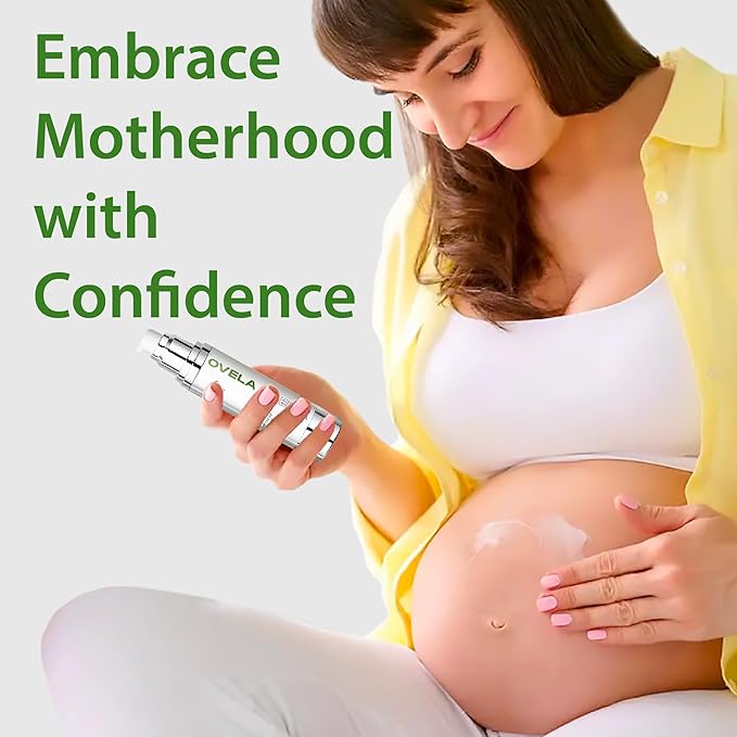 Abera Ovela Stretch Mark Cream, Stretch Marks Treatment For Pregnancy and Weight Fluctuations, Effective Treatment for Stretchmarks in All Skin Types (A. 1 Box + Ice Roller)