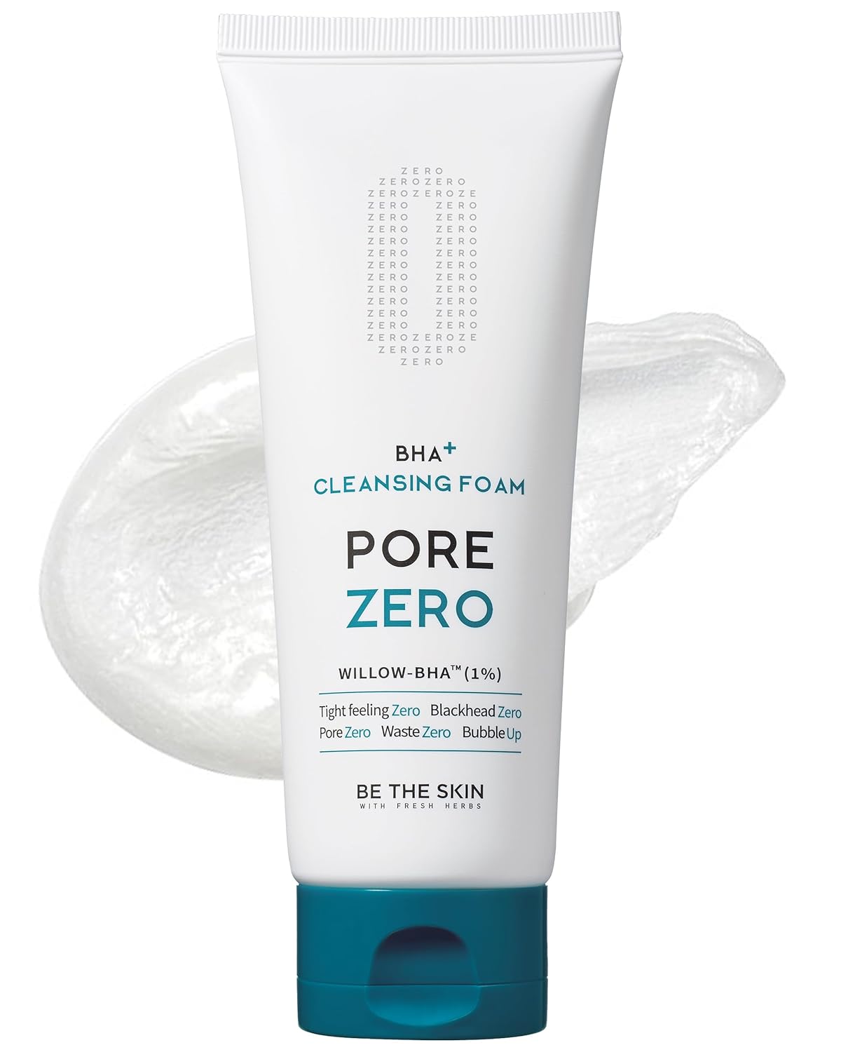 [Be the Skin] BHA+ Pore Zero Cleansing Foam 5.07 fl oz / 150 ml | Face wash cleanser for pore care and sebum control | For sensitive and combination skin