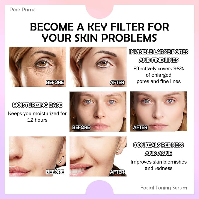 One Step Color Corrector,Tri-Color Color Correcting Facial Serum,Moisturizing Color Changing Foundation,Oil Control Tinted Moisturizer Isolation Cream for Face Makeup Primer Base