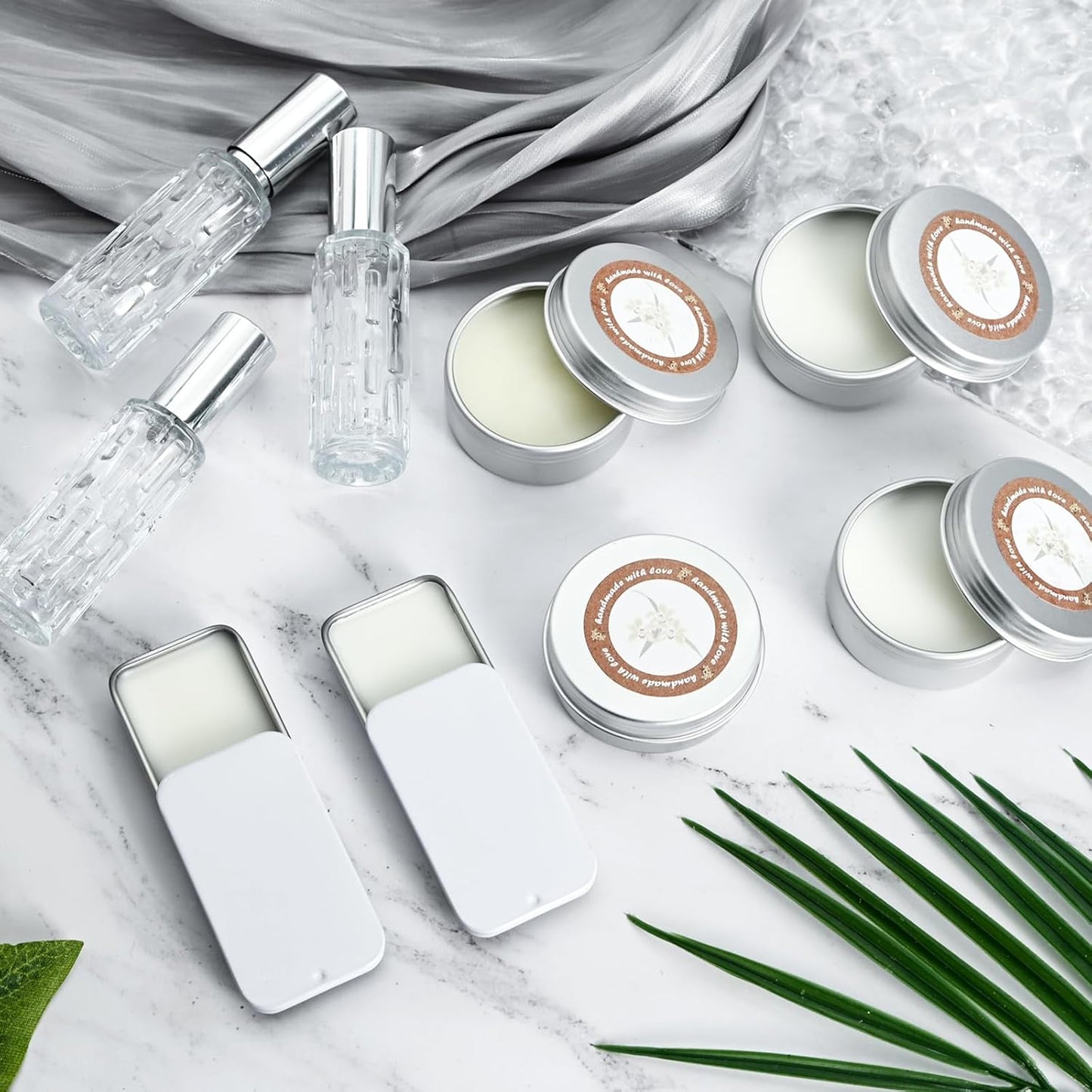 JUYRLE Perfume Making Kit- DIY Solid Perfume Making Kits for Women, Portable Pocket Solid Balm with Travel Size Bottle, Make Your Own Fragrance, Fragrance Blam Gifts for Girls