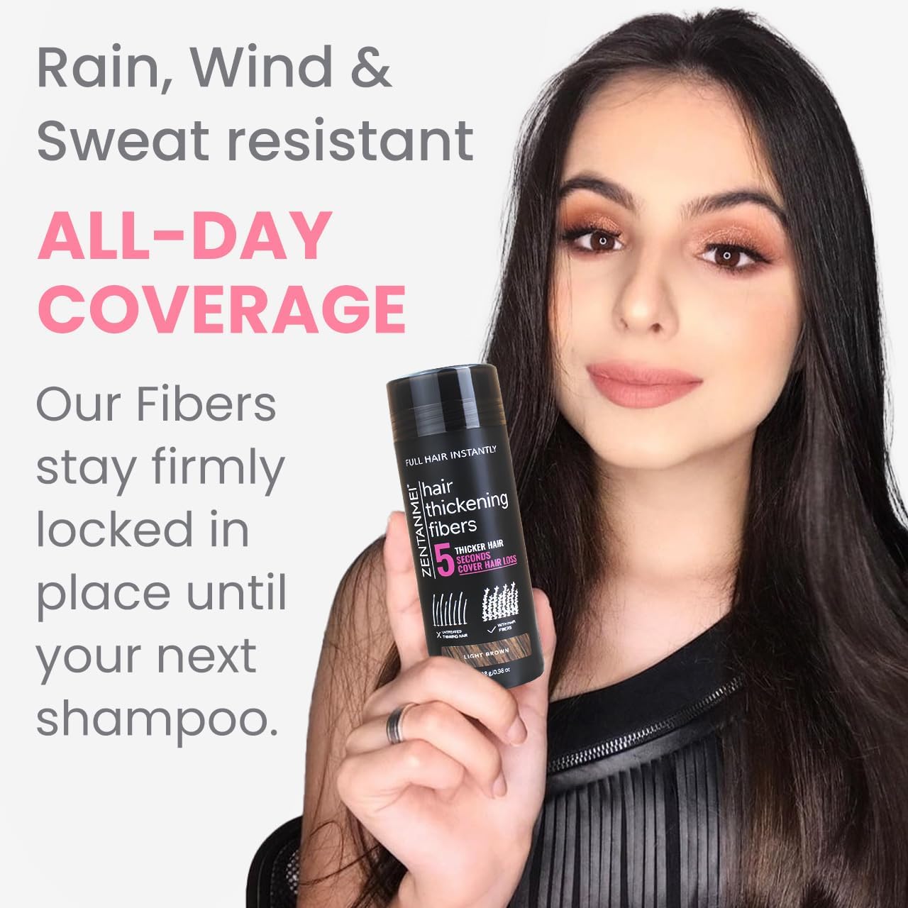 Hair Fibers for Thinning Hair for Women All-Natural Hair Building Fibers 0.98 Oz Hair Volume Powder Bald Spot Cover Up for Men & Women (Auburn)