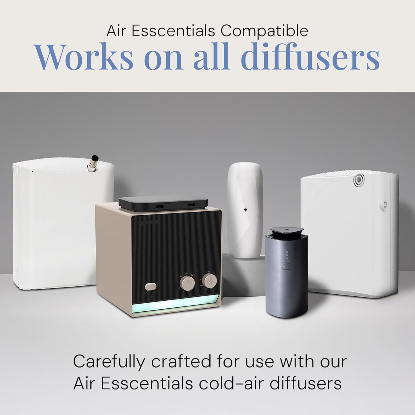 Green Tea & Lemongrass Aroma Oil, Essential Oils Blend for Diffusers & Scent Machines, Blend of Lemongrass & Leafy Greens, Aromatherapy, Cold Air Diffuser Compatible, 100 mL