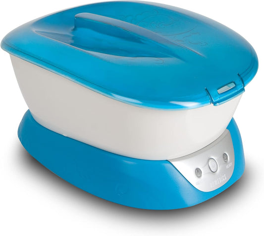 Homedics Paraffin Wax Machine for Hands - Hypoallergenic Hot Wax Hand Therapy Machine to Soothe and Moisturize Hands - Includes 3 Pounds of Wax and 20 Hand Liners