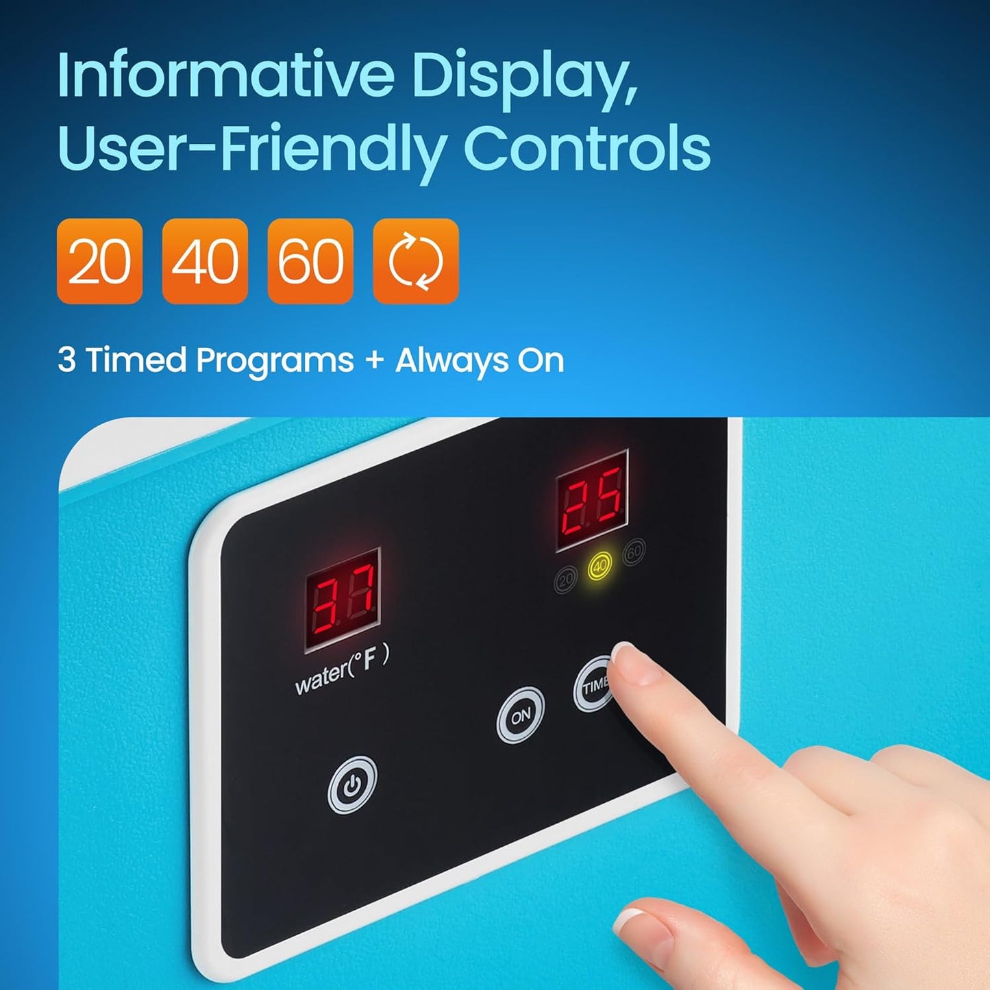 Cold Therapy System with Universal Pad for Hip, Back or Knee — Post-Surgery Care, Back Surgeries, Spinal Fusion, Hip Replacement, Osteoarthritis, ACL, MCL, Swelling, Sprains — Cryotherapy Freeze Kit