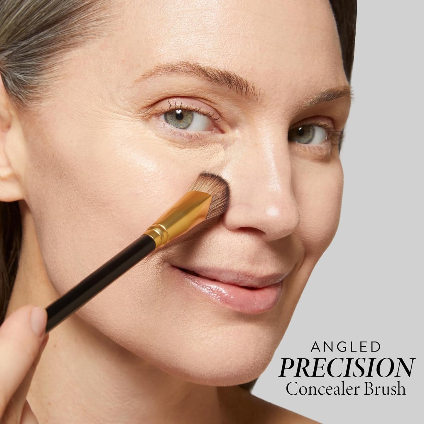 LAURA GELLER NEW YORK Angled Precision Concealer Brush - Professional Makeup Brush