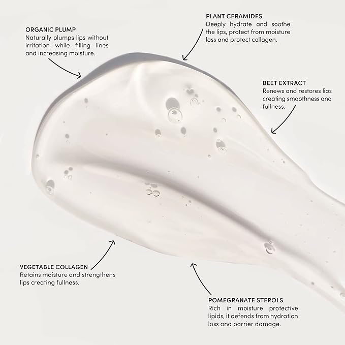 Fitglow Beauty - Natural Night Lip Serum | Cruelty-Free, Woman-Owned Clean Beauty (0.4 oz | 10 g)