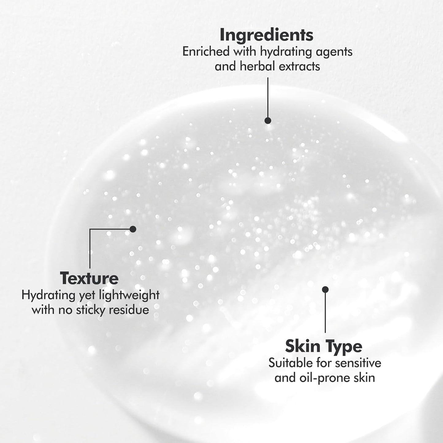 Moisture Balancing Serum - Hydrating & Soothing with Hyaluronic Acid and PHA, Botanical Moisturizer for Sensitive Skin, pH Balanced for Glass Skin, Korean Skincare (1.69fl oz)