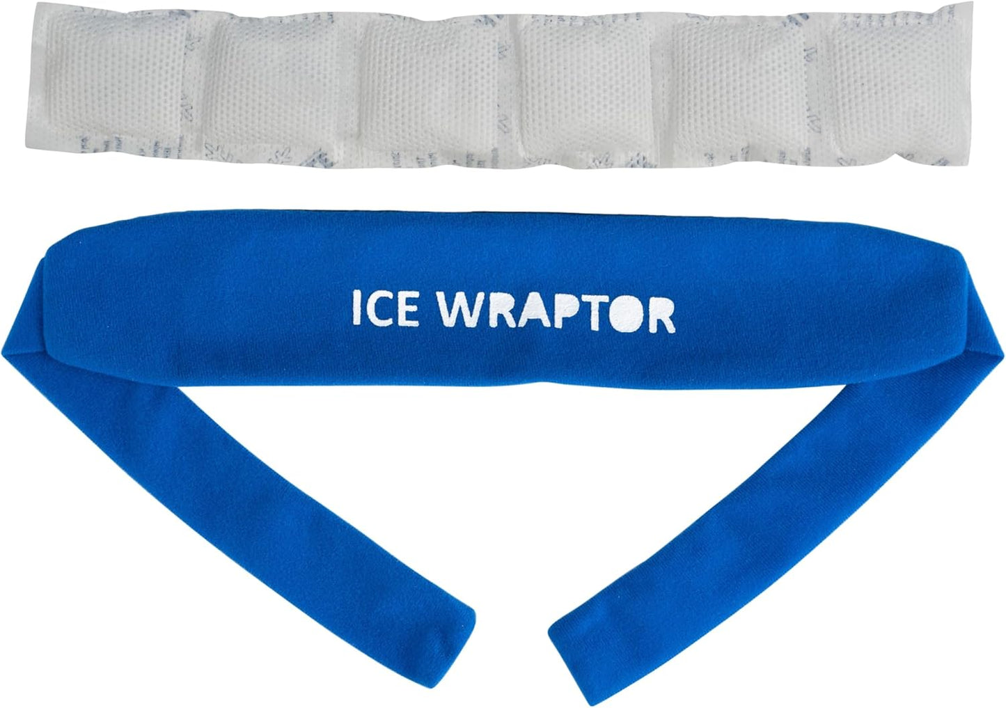 Ice Wraptor Bandana + Insert: Just Add Water. Keep Neck, Head, and Joints Cool. Portable Ice Therapy for Pain Relief.Adjustable Fit, Lightweight Comfortable- with 1 2.5"x15" Reusable Cryosheet Insert
