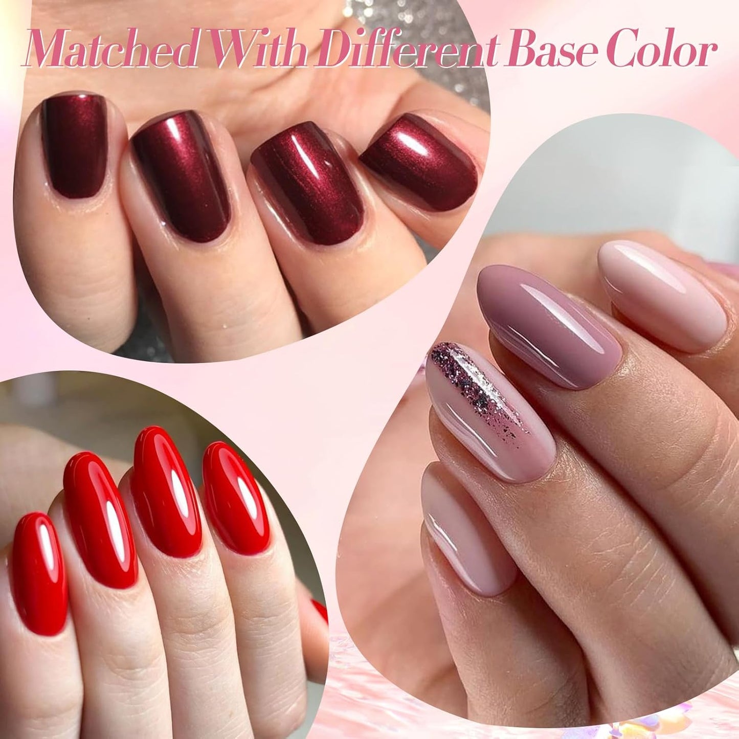 Born Pretty Fall Nail Polish Set, 15 Colors Brown Black White Gray Red Pink Nude Nail Polish Quick Dry Fall Winter Colors Fingernail Polish Kit for DIY Nail Art Salon Home Gift for Women