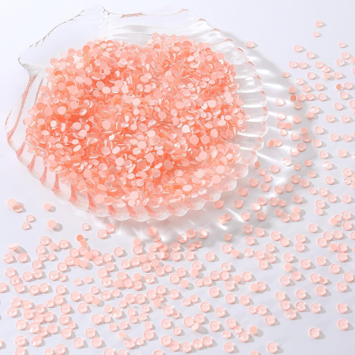 Mocha Lt.red Flatback Rhinestones, Glass Rhinestones for Nail Art and Craft, Glue Fix, Loose Crystal Gemstones(Mocha Lt.red, SS20, 1440pcs, 4.6-4.8mm)