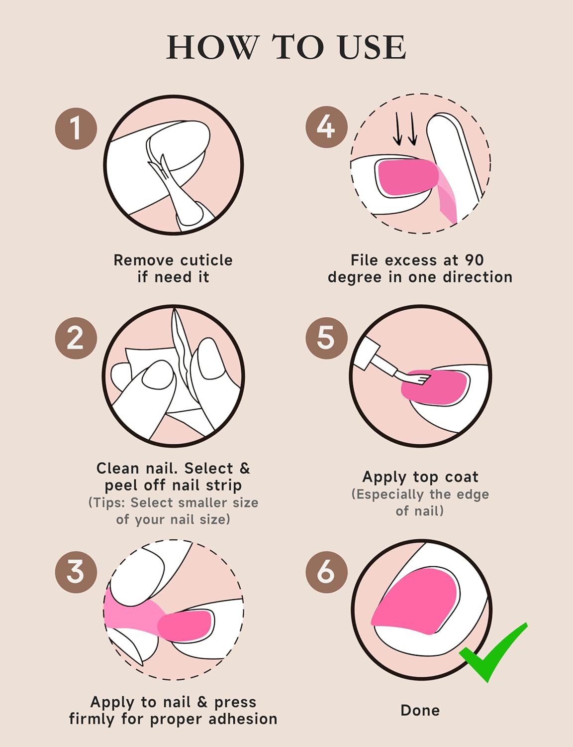 Nail Polish Strips, 44 Nail Wraps, Nail Stickers, Gel Nail Strips, Easy Apply& Remove, Long Lasting, Salon Quality (Granite Benches Tellow&Pink)