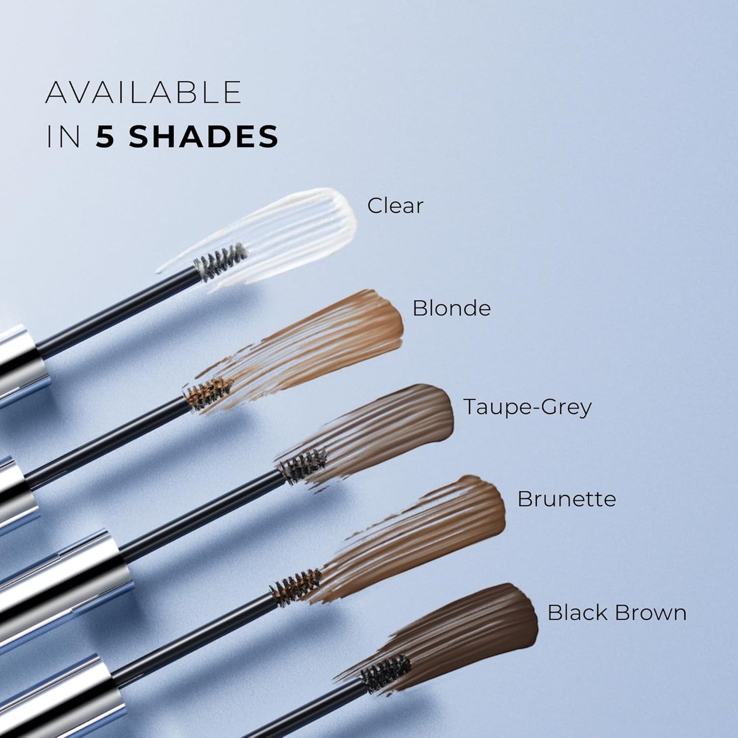 Wunderbrow Fluffy Brow Wax, Vegan and Cruelty-Free Eyebrow Wax With a Waterproof Long Lasting Hold, Enriched with Jojoba and Argan Oil (Taupe-Grey)