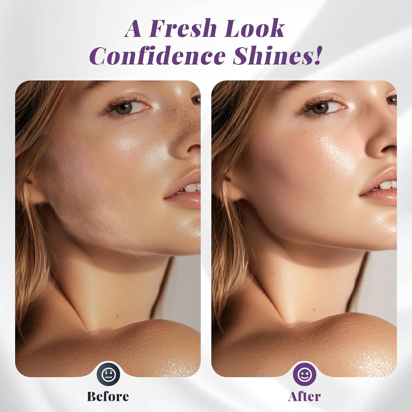 Dermaplaning Tool for Women - Facial Exfoliation & Peach Fuzz Hair Removal with Rechargeable Sonic Edge Technology, 10 Refill Blades