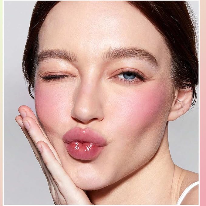 Blush Stick, Cream Blush Stick for Cheeks & Lips, Blendable Long-Lasting Multi-Use Contour Stick & Highlighter Makeup (#1 SHY PINK)