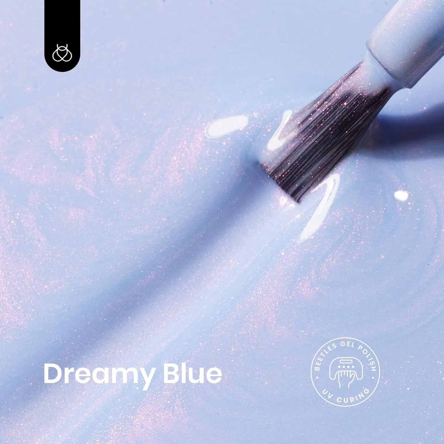 Beetles Gel Nail Polish, 1 Pcs 15ml Dreamy Blue Pastel Mauve Lilac Royal Blue Aquamarine Lavender Gel Nail Polish, Soak Off UV Nail Art Manicure Salon DIY Design Gift