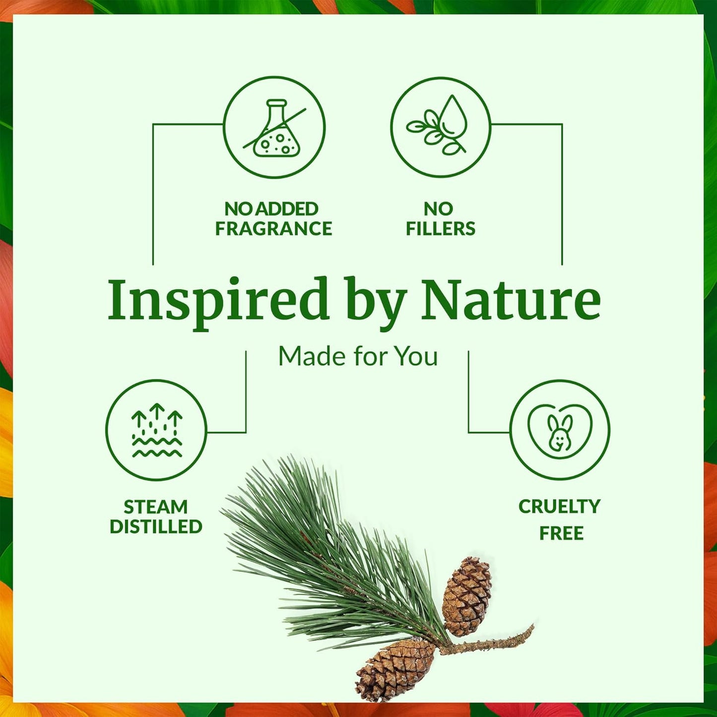 SVA Pine Needle Essential Oil – 4 Fl Oz – 100% Natural Pine Needle Oil - for Diffuser, Hair Care, Face, Skin Care, Aromatherapy, Scalp and Body Massage, Soap and Candle Making – with Dropper