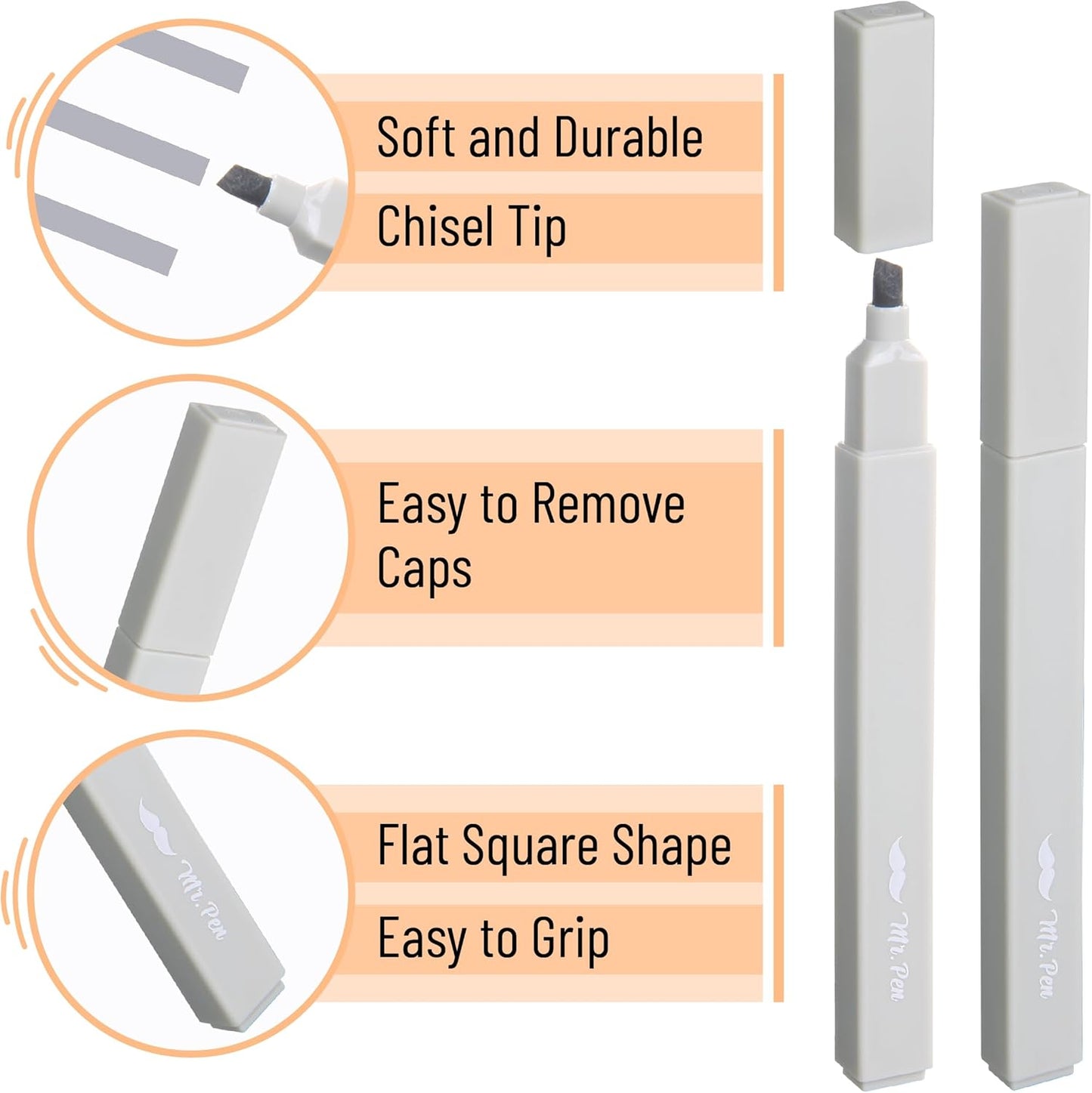 Mr. Pen- Aesthetic Highlighters, 8 Pack, Chisel Tip, Moss Garden, Cute Highlighters Assorted Colors, Back to School Supplies