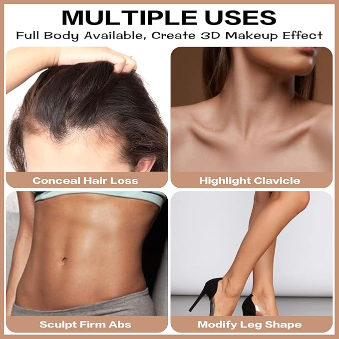 FOCALLURE Cream Contour Stick, Matte Bronzer Stick, Professional Face Shaping & Contouring Stick Makeup, Easy to Apply with Buildable Coverage, Long Lasting & Sweatproof, CLAY