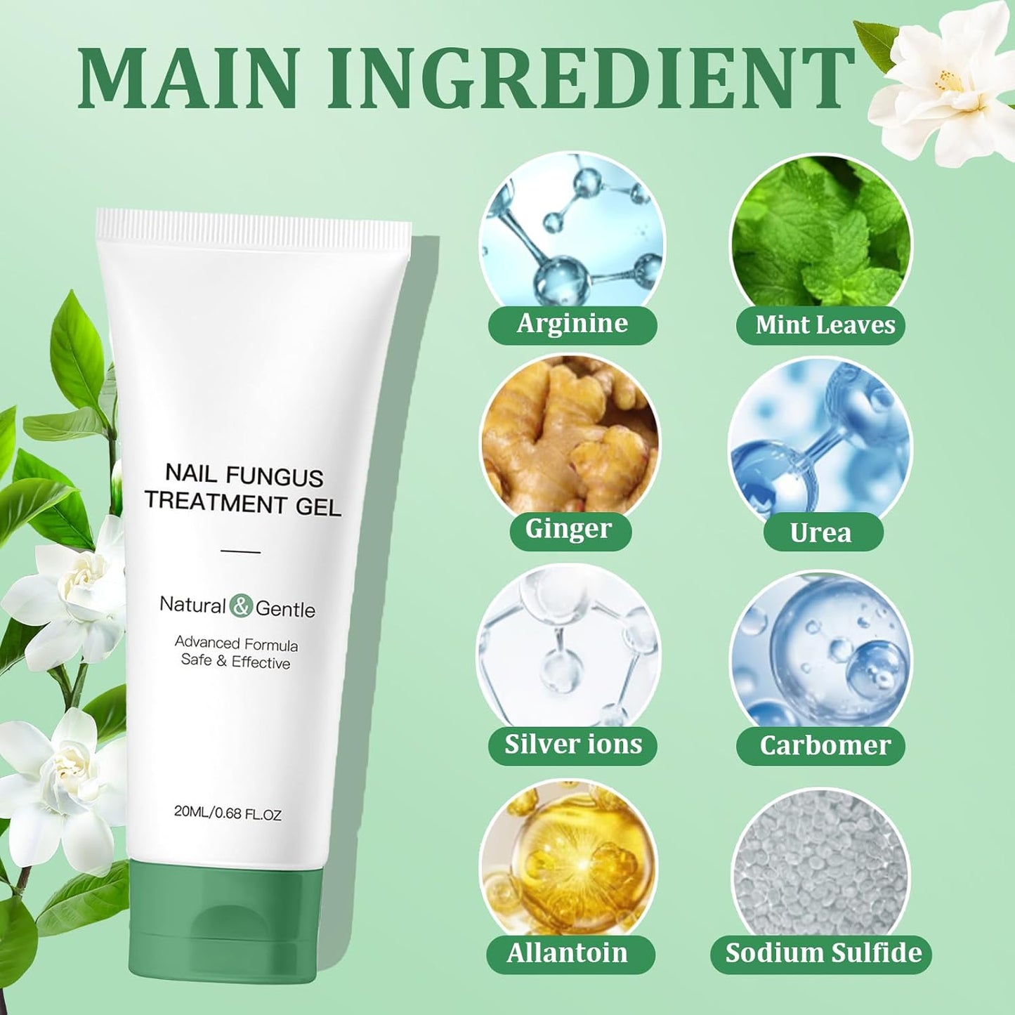 Nutraboost Nail Treatment Gel, Nail Growth Serum for Repair & Strengthener, Multi-Purpose Nail Repair Serum (3)