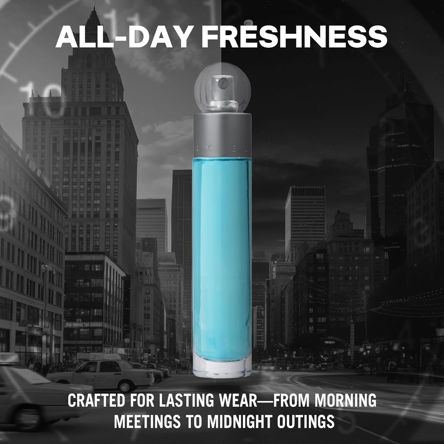 Perry Ellis 360° Eau De Toilette Spray for Men - Mens Cologne, Long Lasting Perfume, EDT, Fragrance with Notes of Bergamot, Juniper & Musk - 3.4 fl oz (100 mL)