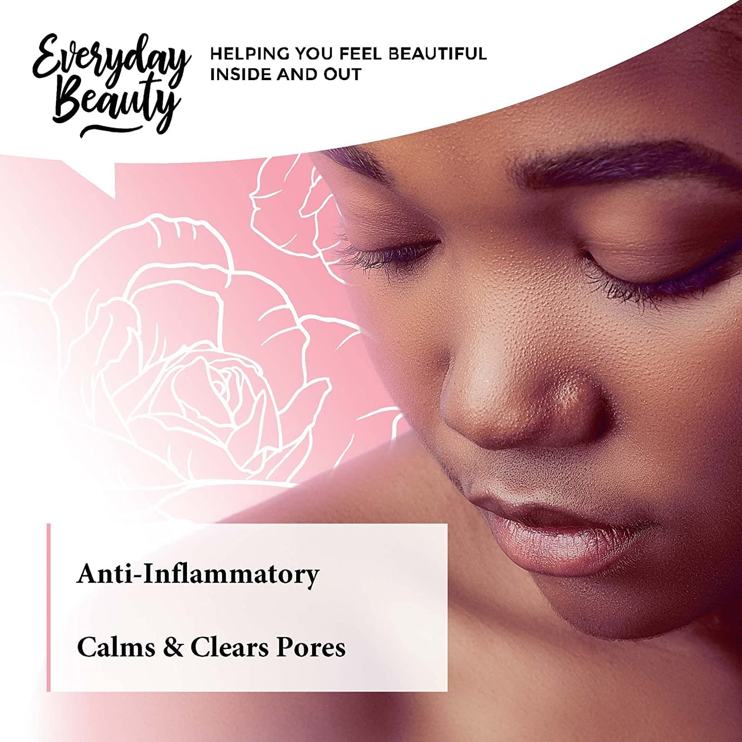 Rose Water Facial Toner - Alcohol-Free Vegan All Natural Refreshing Spray Mist for Face and Hair - Uplifts, Calming & Soothing for All Skin Types 8oz with Fine Mist Cap